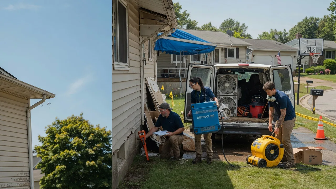 Ceiling Leak Cleanup in Comstock, MN near me